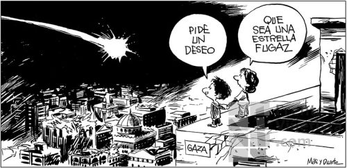 Viñeta sobre Gaza